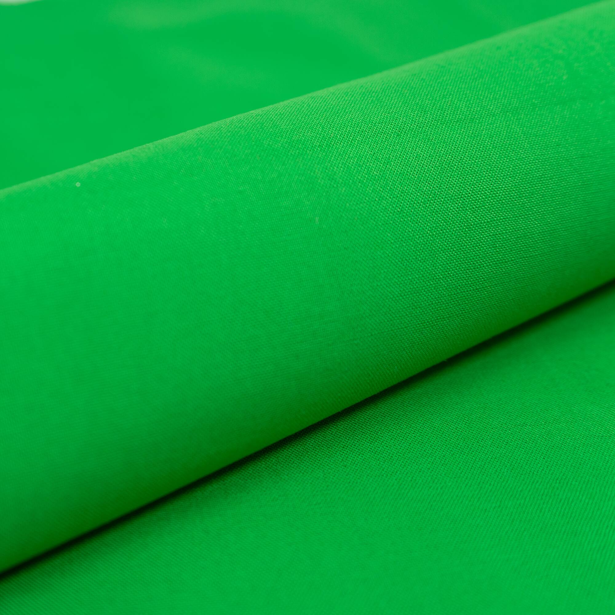 SINGER Christmas Solid Green Cotton Fabric